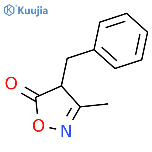 5(4H)-Isoxazolone, 3-methyl-4-(phenylmethyl)-, (±)- structure