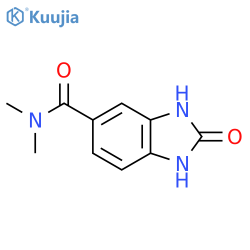 2,3-dihydro-N,N-dimethyl-2-oxo-1H-Benzimidazole-5-carboxamide structure