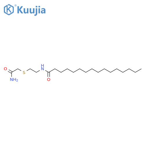 Hexadecanamide, N-[2-[(2-amino-2-oxoethyl)thio]ethyl]- structure