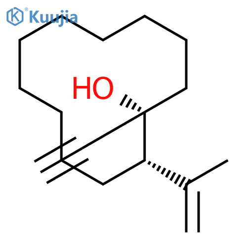 Cyclododecanol, 1-ethynyl-2-(1-methylethenyl)-, (1R*,2S*)- structure