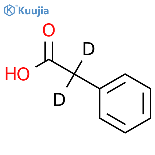 Phenylacetic-α,α-d2 Acid structure