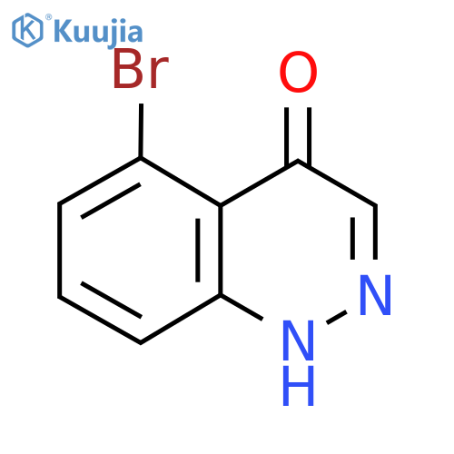 5-Bromocinnolin-4(1H)-one structure