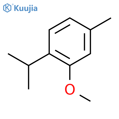 2-Isopropyl-5-methylanisole structure
