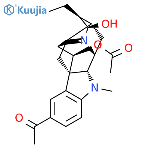 Ethanone, 1-[(17R,21a)-17-(acetyloxy)-21-hydroxyajmalan-10-yl]- structure