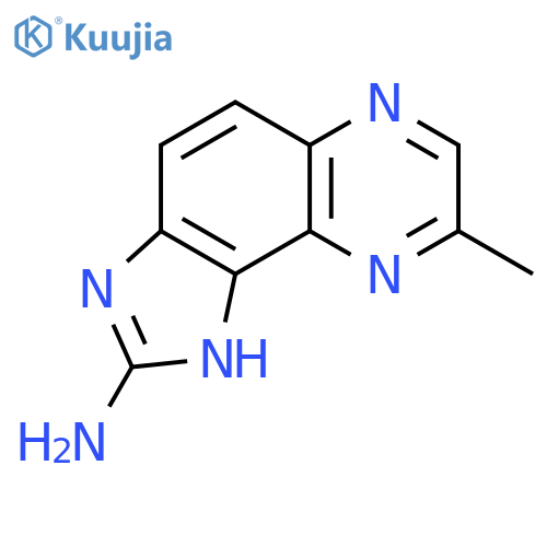 1H-Imidazo[4,5-f]quinoxalin-2-amine,8-methyl- structure