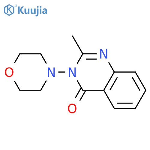 4(3H)-Quinazolinone, 2-methyl-3-(4-morpholinyl)- structure