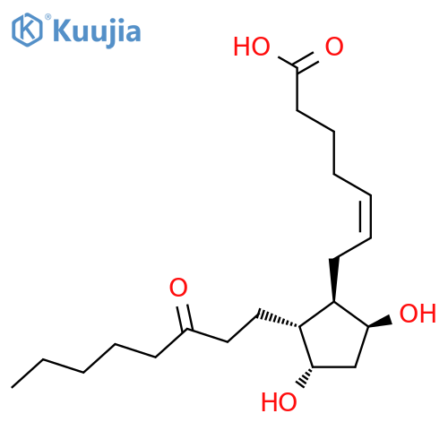 Prost-5-en-1-oic acid,9,11-dihydroxy-15-oxo-, (5Z,9a,11b)- (9CI) structure