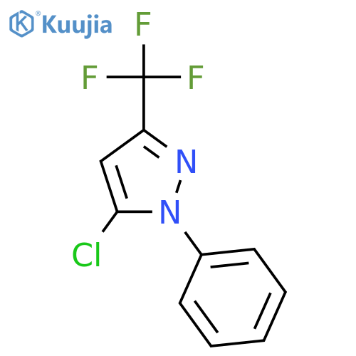5-Chloro-1-phenyl-3-(trifluoromethyl)-1H-pyrazole structure