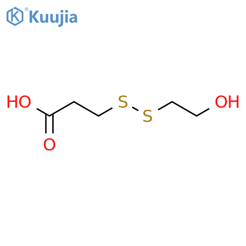 3-(2-Hydroxyethyldithio)propionic Acid structure
