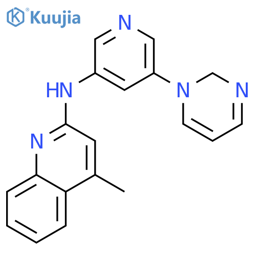 3-(4-Methylquinolinylamino)-5-(3-pyrimidinyl)pyridine structure