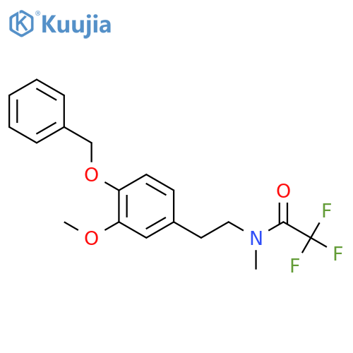 N-Methyl-N-trifluoroacetyl-4-benzyloxy-3-methoxyphenethylamine structure