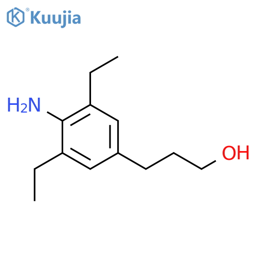 3-(4-AMINO-3,5-DIETHYLPHENYL)PROPAN-1-OL structure