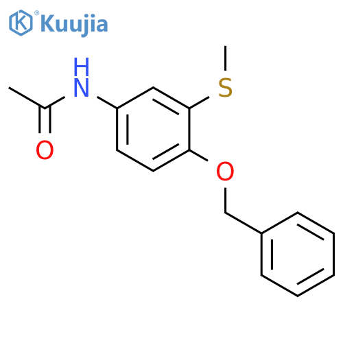 O-Benzyl-S-methyl-3-thioacetaminophen structure