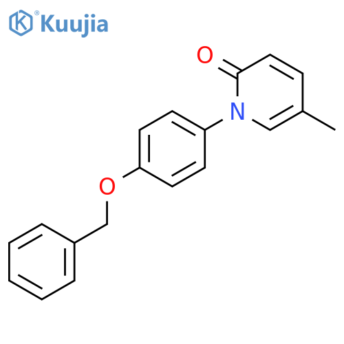 1-(4-Benzyloxyphenyl)-5-methyl-2(1H)-pyridone structure
