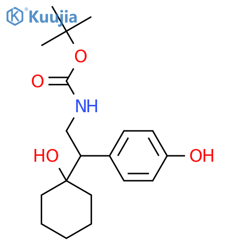 N-Boc N,O-Didesmethylvenlafaxine structure