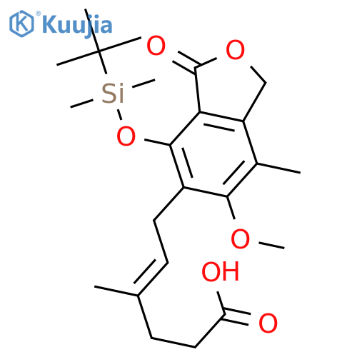 4’-tert-Butyldimethylsilylmycophenolic Acid structure