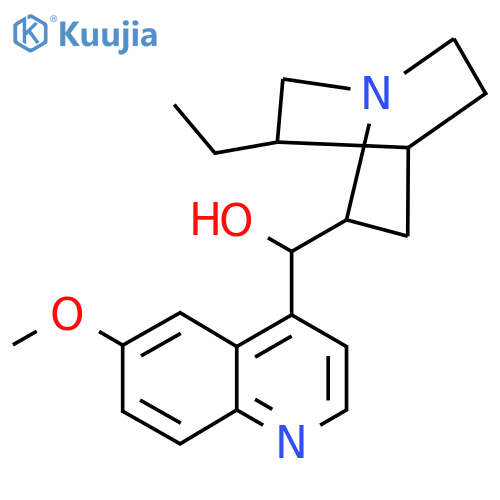 {5-ethyl-1-azabicyclo2.2.2octan-2-yl}(6-methoxyquinolin-4-yl)methanol structure