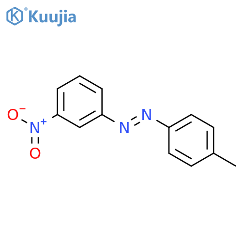 Diazene, (4-methylphenyl)(3-nitrophenyl)- structure