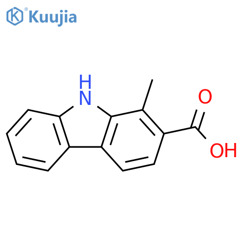 9H-Carbazole-2-carboxylic acid, 1-methyl- structure