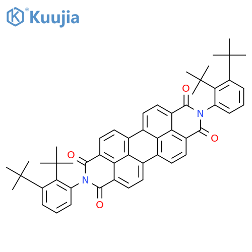 Anthra[2,1,9-def:6,5,10-d'e'f']diisoquinoline-1,3,8,10(2H,9H)-tetrone, 2,9-bis[bis(1,1-dimethylethyl)phenyl]- structure