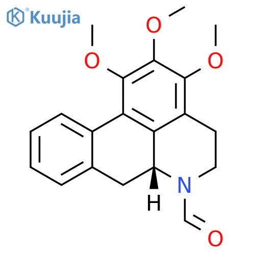 6H-Dibenzo[de,g]quinoline-6-carboxaldehyde,4,5,6a,7-tetrahydro-1,2,3-trimethoxy-, (6aR)- structure