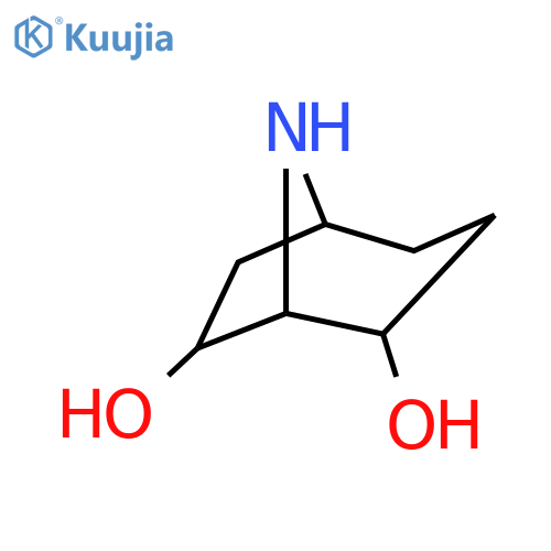 8-Azabicyclo[3.2.1]octane-2,7-diol,(1R,2S,5S,7S)- structure