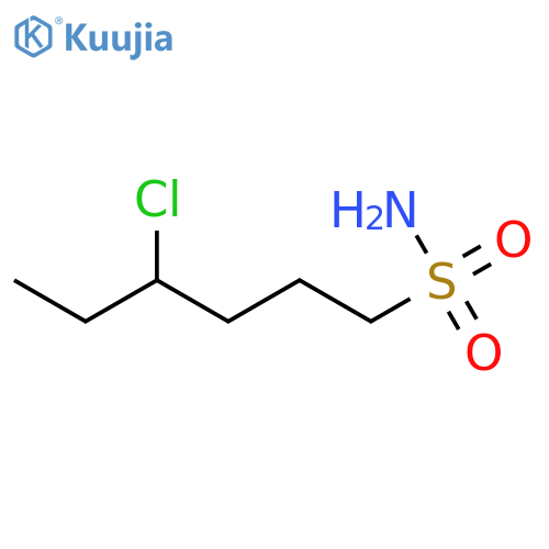 1-Hexanesulfonamide, 4-chloro- structure