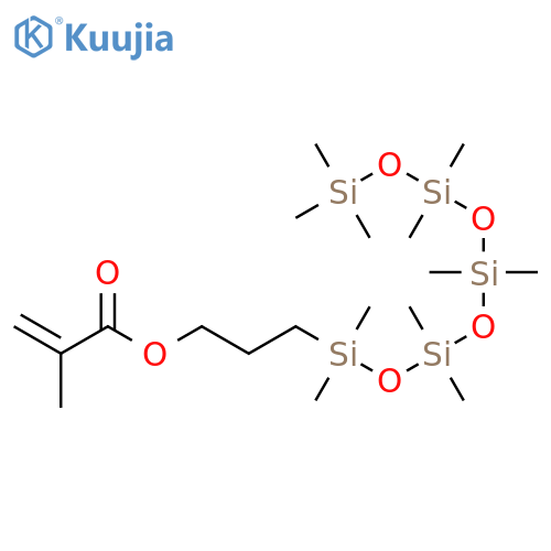 2-Propenoic acid, 2-methyl-, 3-(undecamethylpentasiloxanyl)propyl ester structure