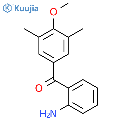Methanone, (2-aminophenyl)(4-methoxy-3,5-dimethylphenyl)- structure