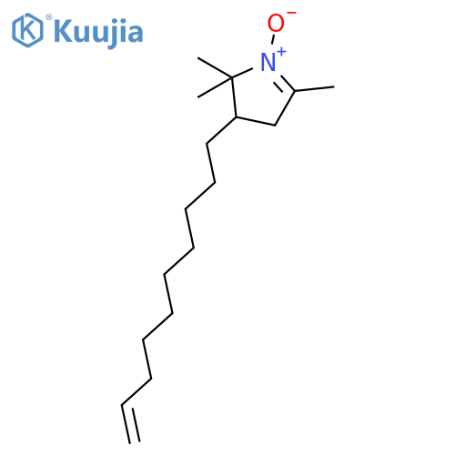 2H-Pyrrole, 3-(9-decenyl)-3,4-dihydro-2,2,5-trimethyl-, 1-oxide structure