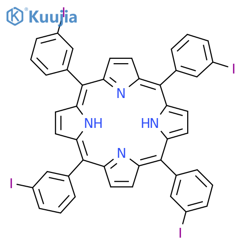 M-iodobenzenetetraphenylporphine structure