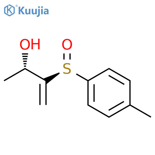 3-Buten-2-ol, 3-[(S)-(4-methylphenyl)sulfinyl]-, (2S)- structure