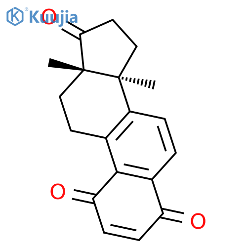 Estra-2,5,7,9-tetraene-1,4,17-trione, 14-methyl- structure