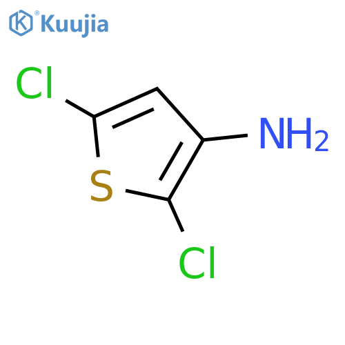 2,5-dichlorothiophen-3-amine structure