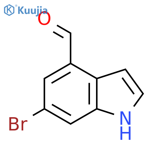 6-bromo-1H-indole-4-carbaldehyde structure