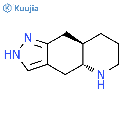 1H-Pyrazolo[3,4-g]quinoline, 4,4a,5,6,7,8,8a,9-octahydro-, (4aR-trans)- structure