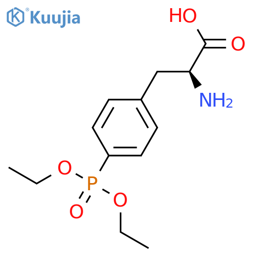 L-Phenylalanine, 4-(diethoxyphosphinyl)- structure