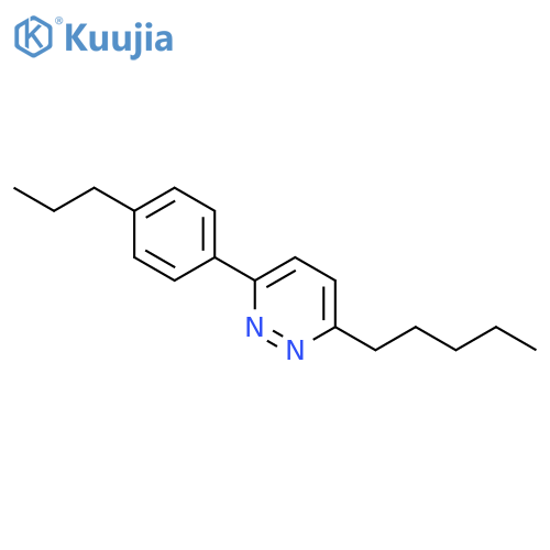 Pyridazine, 3-pentyl-6-(4-propylphenyl)- structure