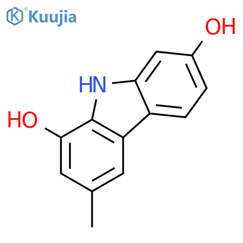 3-methyl-9H-Carbazole-1,7-diol structure