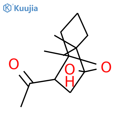 Ethanone, 1-(1-hydroxy-2,2,6-trimethyl-9-oxabicyclo[4.2.1]non-7-yl)- structure