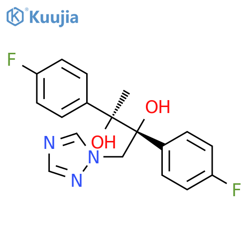2,3-Butanediol,2,3-bis(4-fluorophenyl)-1-(1H-1,2,4-triazol-1-yl)-, (2R,3S)-rel- structure