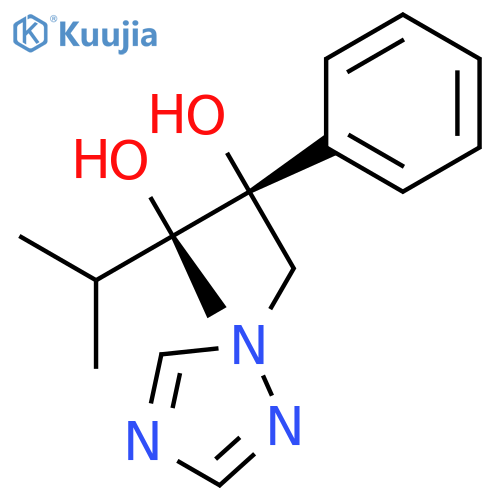 2,3-Pentanediol,3,4-dimethyl-2-phenyl-1-(1H-1,2,4-triazol-1-yl)-, (R*,S*)- (9CI) structure