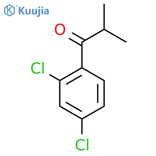 1-(2,4-Dichlorophenyl)-2-methylpropan-1-one structure