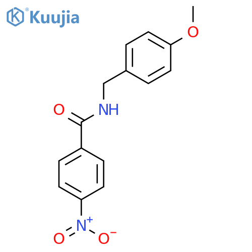Benzamide, N-[(4-methoxyphenyl)methyl]-4-nitro- structure