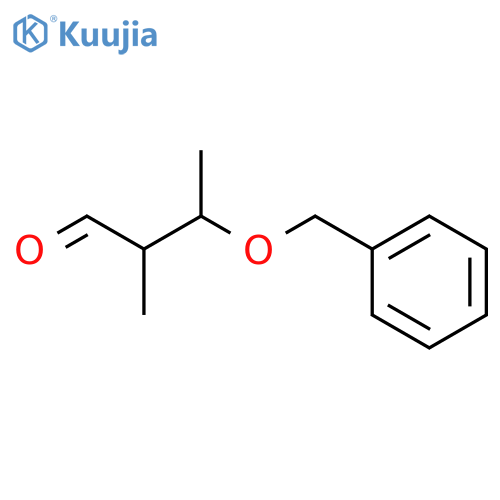 Butanal, 2-methyl-3-(phenylmethoxy)-, (2R,3R)- structure