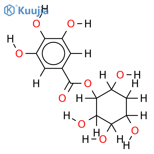 2-O-(3,4,5-Trihydroxybenzoyl)-scyllo-Quercitol structure