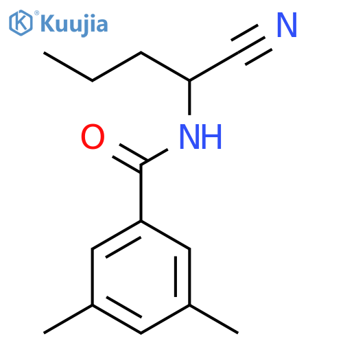 Benzamide, N-(1-cyanobutyl)-3,5-dimethyl- structure