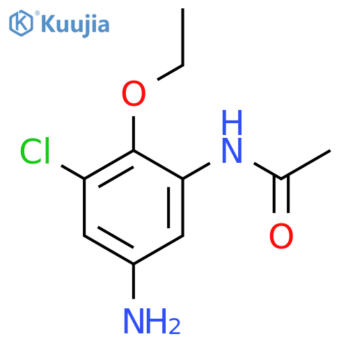 ACETAMIDE, N-(5-AMINO-3-CHLORO-2-ETHOXYPHENYL)- structure