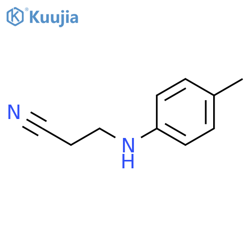 3-(4-Methylphenyl)aminopropanenitrile structure