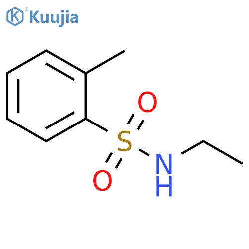 N-ethyl-2-methylbenzene-1-sulfonamide structure